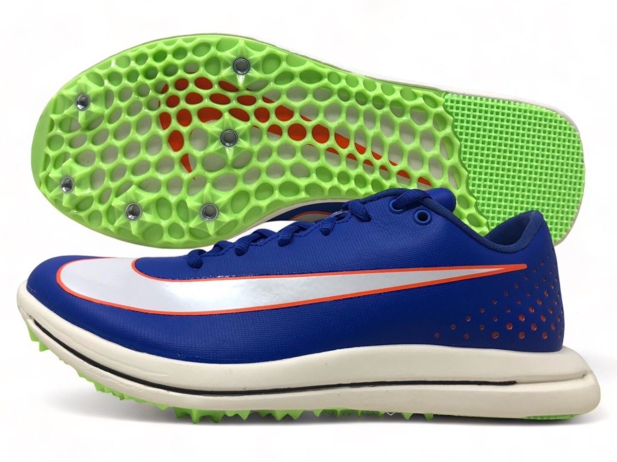 Nike Triple Jump Elite 2 Racer Blue White Orange Track Spikes AO0808-400 Mens 15 Nike Triple Jump Elite 2 Jumping Spikes main image 3