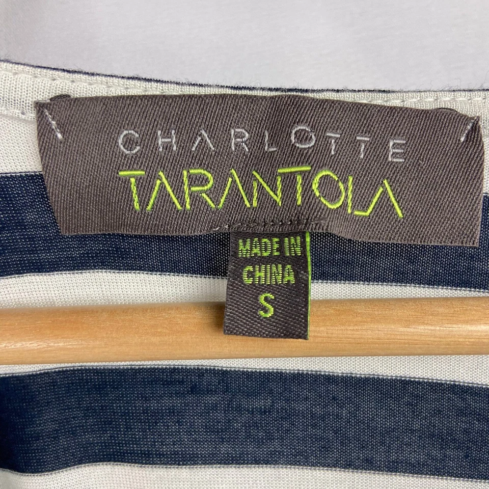 Camiseta Charlotte Tarantola Dip Dye Talla S Azul Marino Ombre Cápsula Preparación Costera Foto 2 de 4