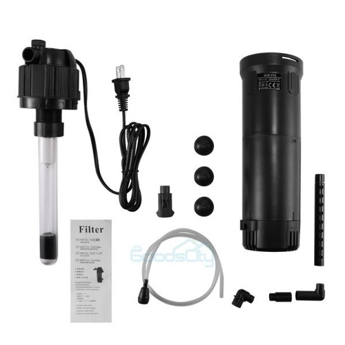 3-IN-1 Internal Aquarium Fish Tank UV Sterilizers Filter Submersible Water Pump - Picture 31 of 43