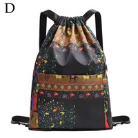Rucksack Mit Kordelzug Faltbar Yoga-Tasche Sportbeutel Reisen Wasserdicht ▲ G8R6