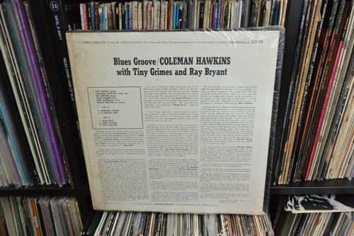 Coleman Hawkins mit winzigen Grimes blauer Groove Prestige blaues Logo mono schrumpfen sehr guter Zustand ++ - Bild 3 von 3