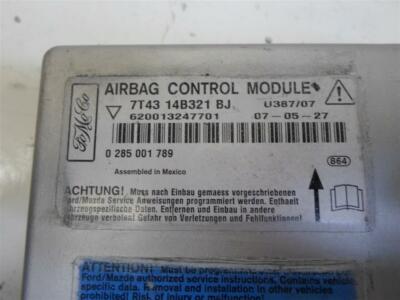 SRS CONTROL MODULE FORD EDGE 2007 2008 2009 2010
