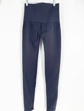 Spanx Love Your Assets Leggings Crop Womens Size Medium Grey Shapewear Nylon