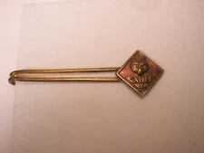 BSA Cub Scouts Wolf Logo Vintage Antique Tie Bar Clip