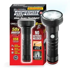 Bell + Howell Taclight Max Ultra High-Powered Handheld Rechargeable Flashlight