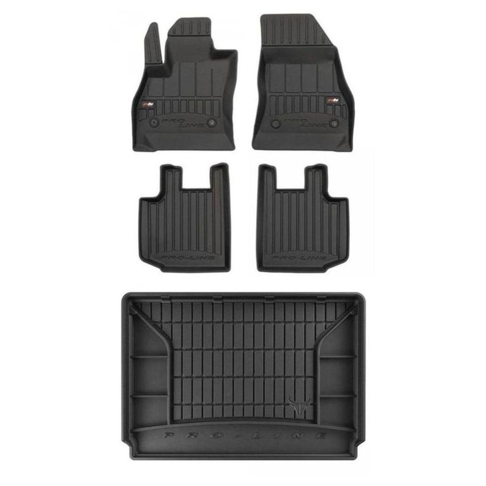 Tapis de sol et coffre TPE pour Fiat 500L, le kit idéal pour les trajets en famille