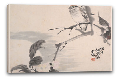Kunstdruck Ren Yi - Tiere, Blumen und Vögel