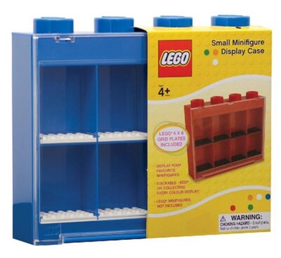 [Lego] Minifigure Display Case Blue Minifigures New