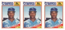 (3) 1988 Topps Revco League Leaders Baseball #26 Danny Tartabull Lot Royals