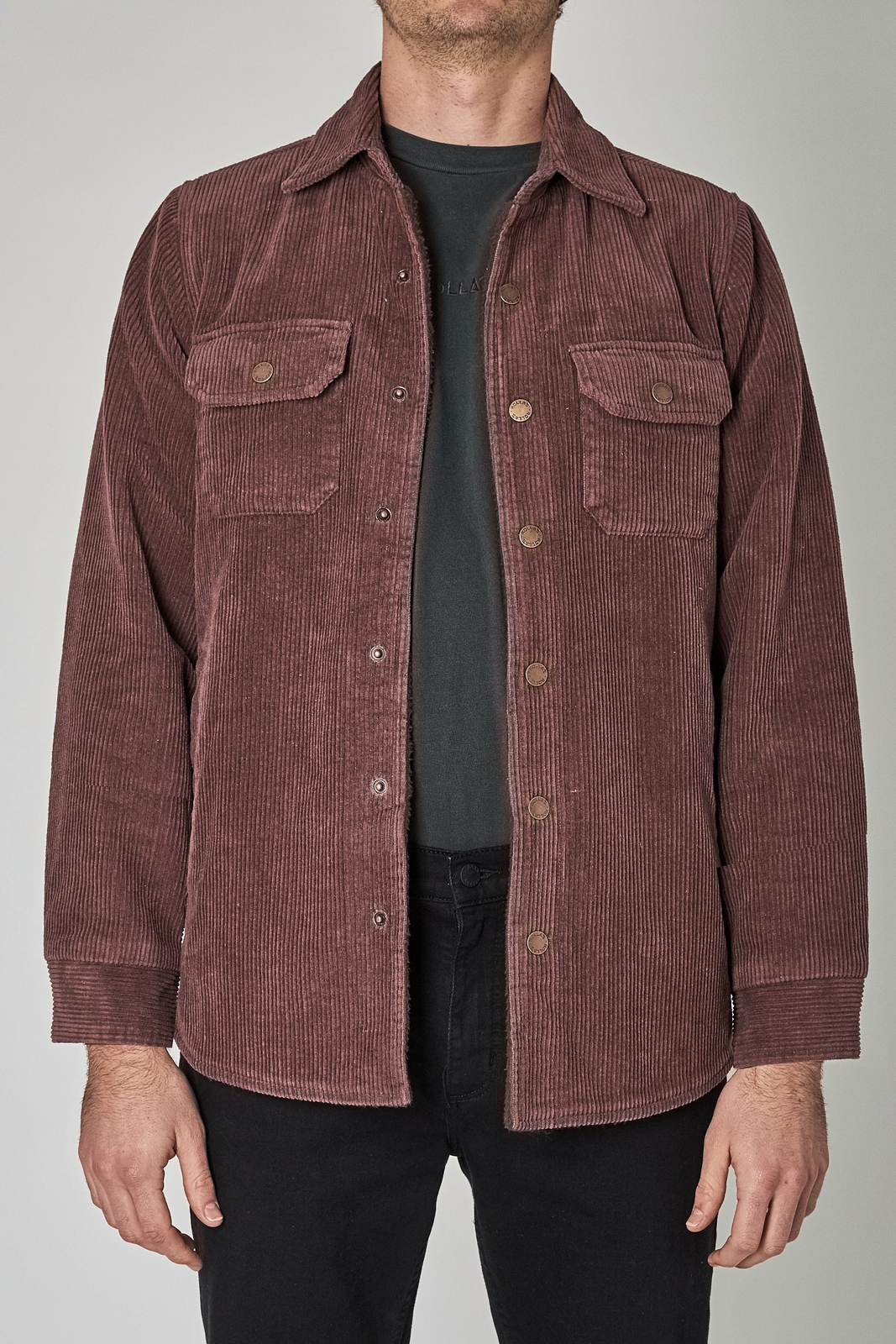 NEW Rolla's ROLLAS Mens Men At Work Cord Shacket Brown Cord eBay