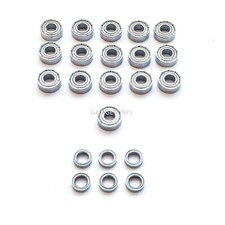 FastEddy Bearings Compatible avec le kit de roulement scellé Tamiya Dirt Thrasher (58160