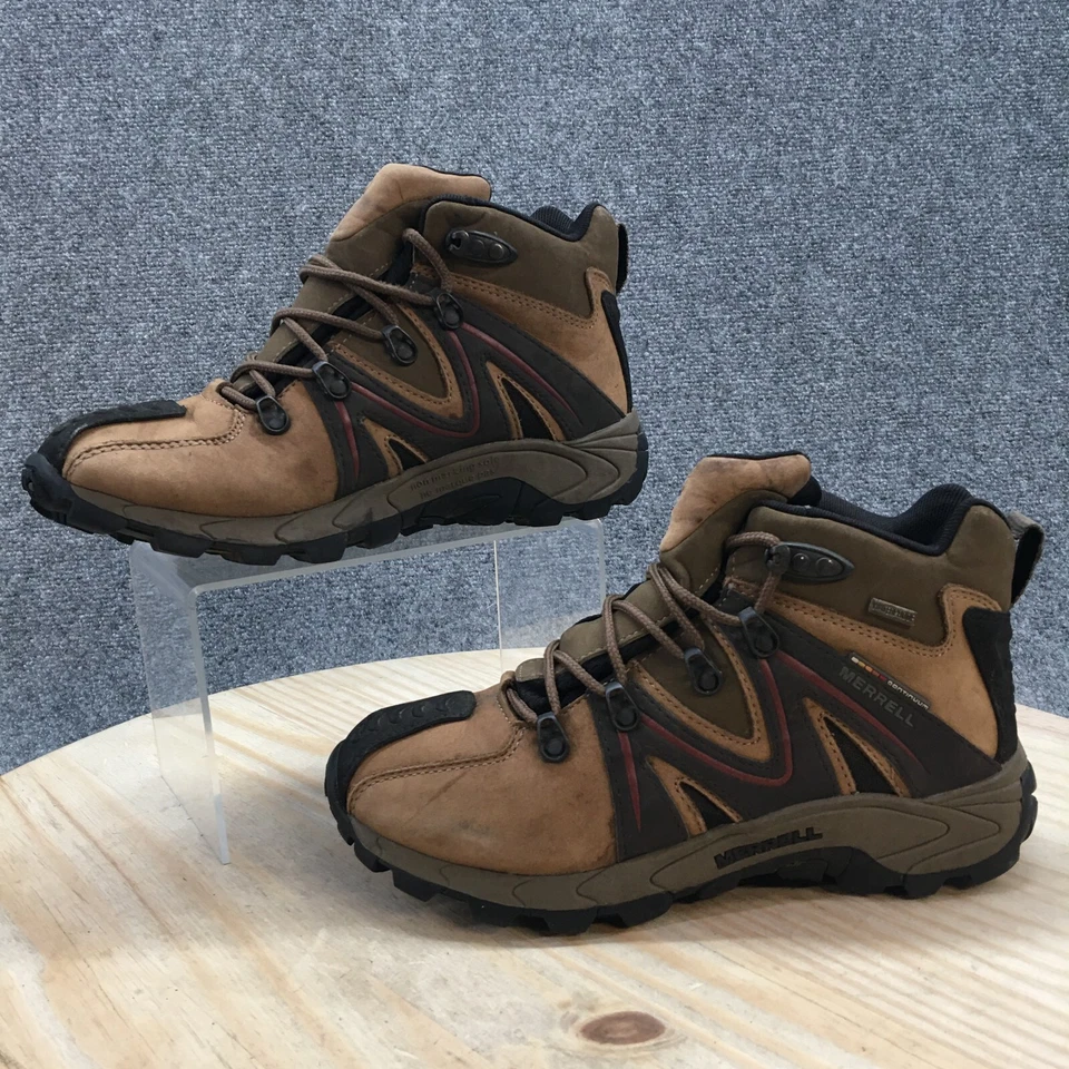 Ботинки Merrell мужские 5,5 Reactor туристические средние ботинки на шнуровке 80657 коричневая кожа - Изображение 2 из 4