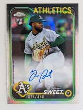 2024 Topps Chrome Update Series - Autographs Refractor #RA-DS Devin Sweet...