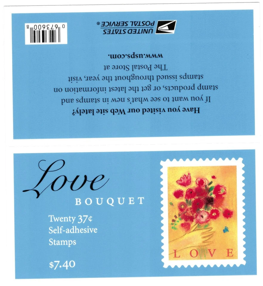 US Stamps Scott 3898a MNH booklet - Image 2 of 2