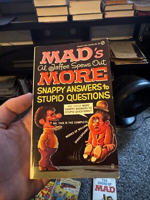 Vintage Mad More Snappy Answers to Stupid Questions Al Joffee Spews Out  1972