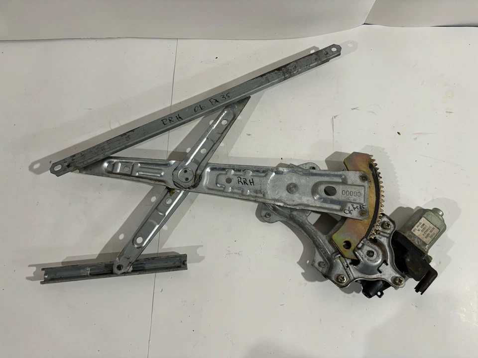 2006 2007 2008 INFINITI FX35 FX45 REAR RIGHT DOOR WINDOW REGULATOR W/ MOTOR ASSY - Image 2 of 4