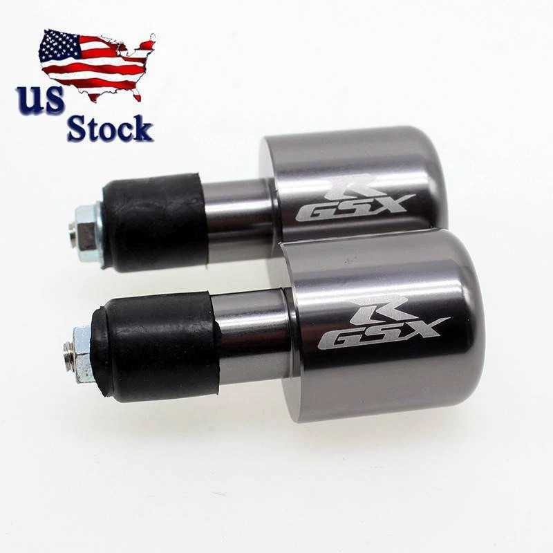 2 PCS For Suzuki GSXR600/750 1996-2015 2016 Motorcycle Handle Bar Ends Grip Plug - Image 4 of 4