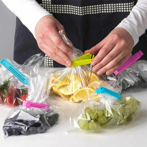 10/20Pcs Durable Kitchen Storage Food Snack Sealing Clamp Bag Clips Plastic` - Picture 19 of 26