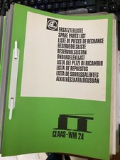 Claas Ersatzteilliste Claas WM 24