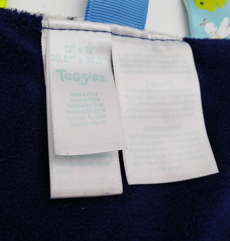 Taggies Pirata Mono Manta de Seguridad Lovey Azul Marino Barco Náutico Azul Blanco Foto 4 de 4