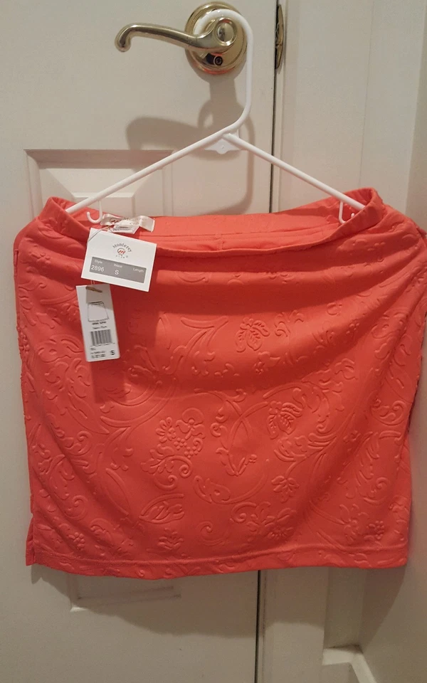 Новый с Ярлыками Monterey клуб выбитый эластичной гольф теннис шорты Sz S коралл -- розничной $57 - Изображение 2 из 4