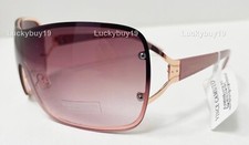  75 Vince Camuto VC1000 Brown Pink Shield Authentic Women Sunglasses /1143/ NEW