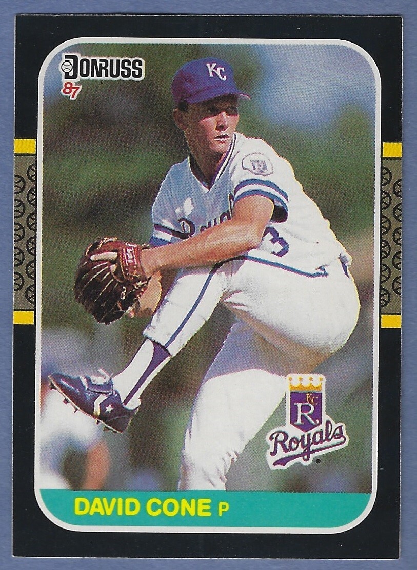 1987 Donruss Factory Variation #502 David Cone Rookie Card Royals | eBay