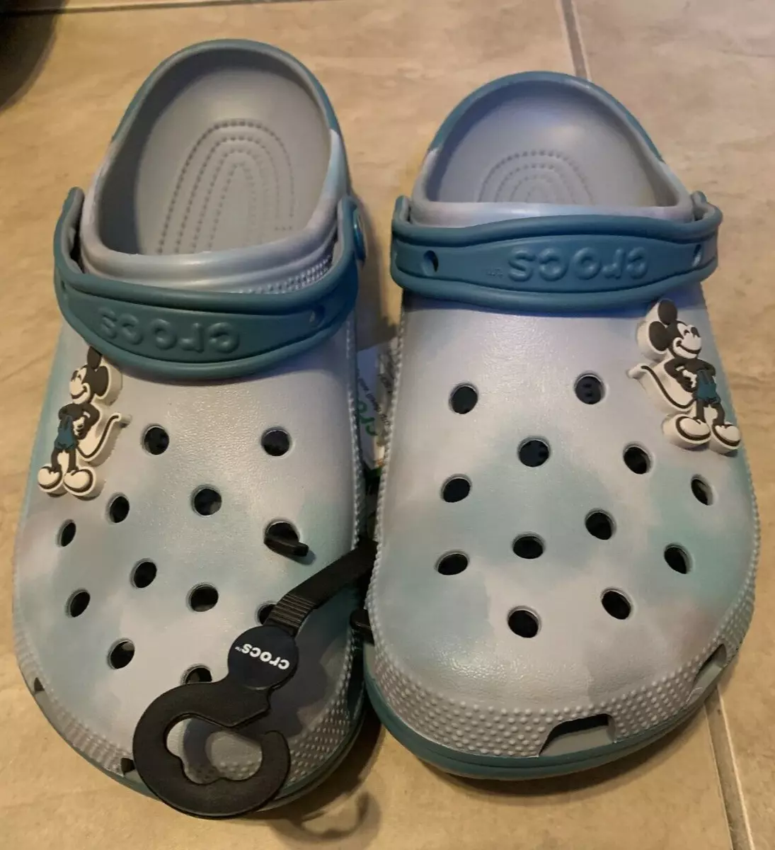 Mens mickey mouse crocs sale