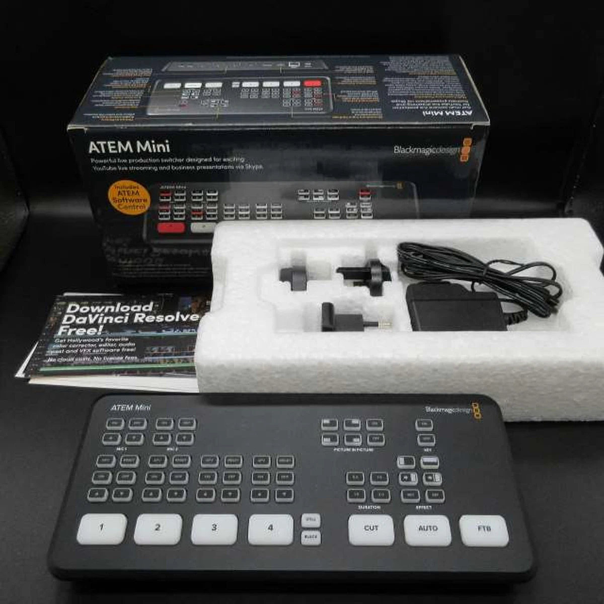Blackmagic Design ATEM Mini Pro HDMI Live Stream Switcher / used