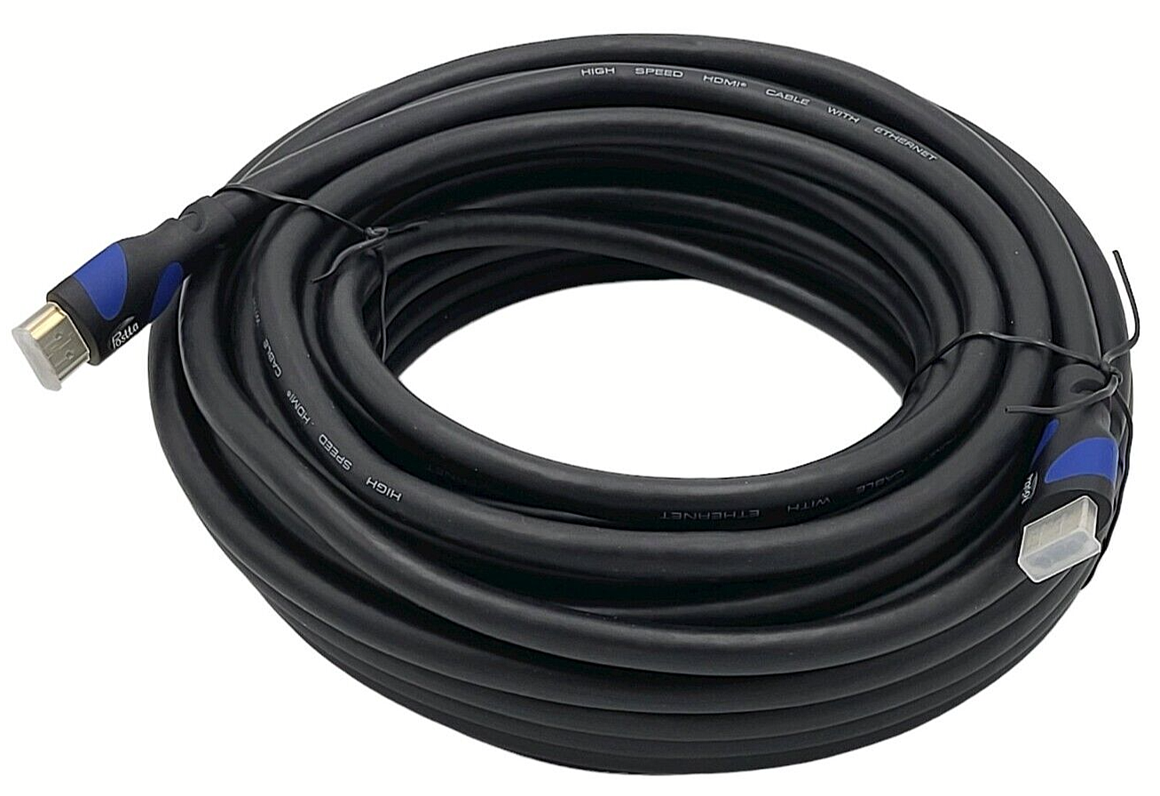 50ft High-Speed HDMI Cable with Ethernet in Blue by Postta-image