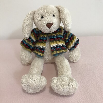 Jellycat Jumperjack Puppy Soft Cream Dog Knitted Cardigan