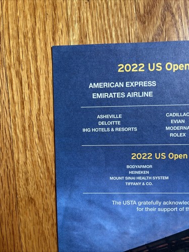 SERENA WILLIAMS FINAL MATCH OFFICIAL 2022 US OPEN DAILY PROGRAM 9/2/2022 - Picture 17 of 17