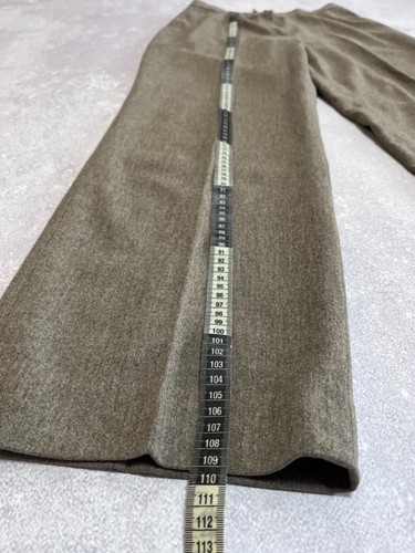 Vintage Jil Sander Women's Wool Cashmere Beige Pants Size 42 Made in Italy - Picture 10 of 11