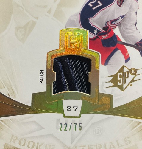 2013-14 SPx Rookie Materials PATCH 2 COLOUR Ryan Murray #RM-RM #’d 22/75 - Picture 3 of 3