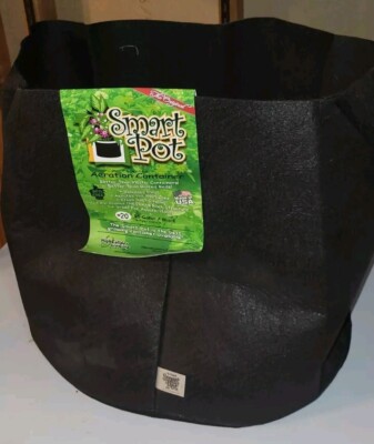 Smart Pots 20-Gallon Soft-Sided Container, Black