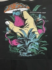 Mad Hatter MELLOW MUSHROOM Uncommon Threads Short Sleeve Chef Coat Men’s Size L