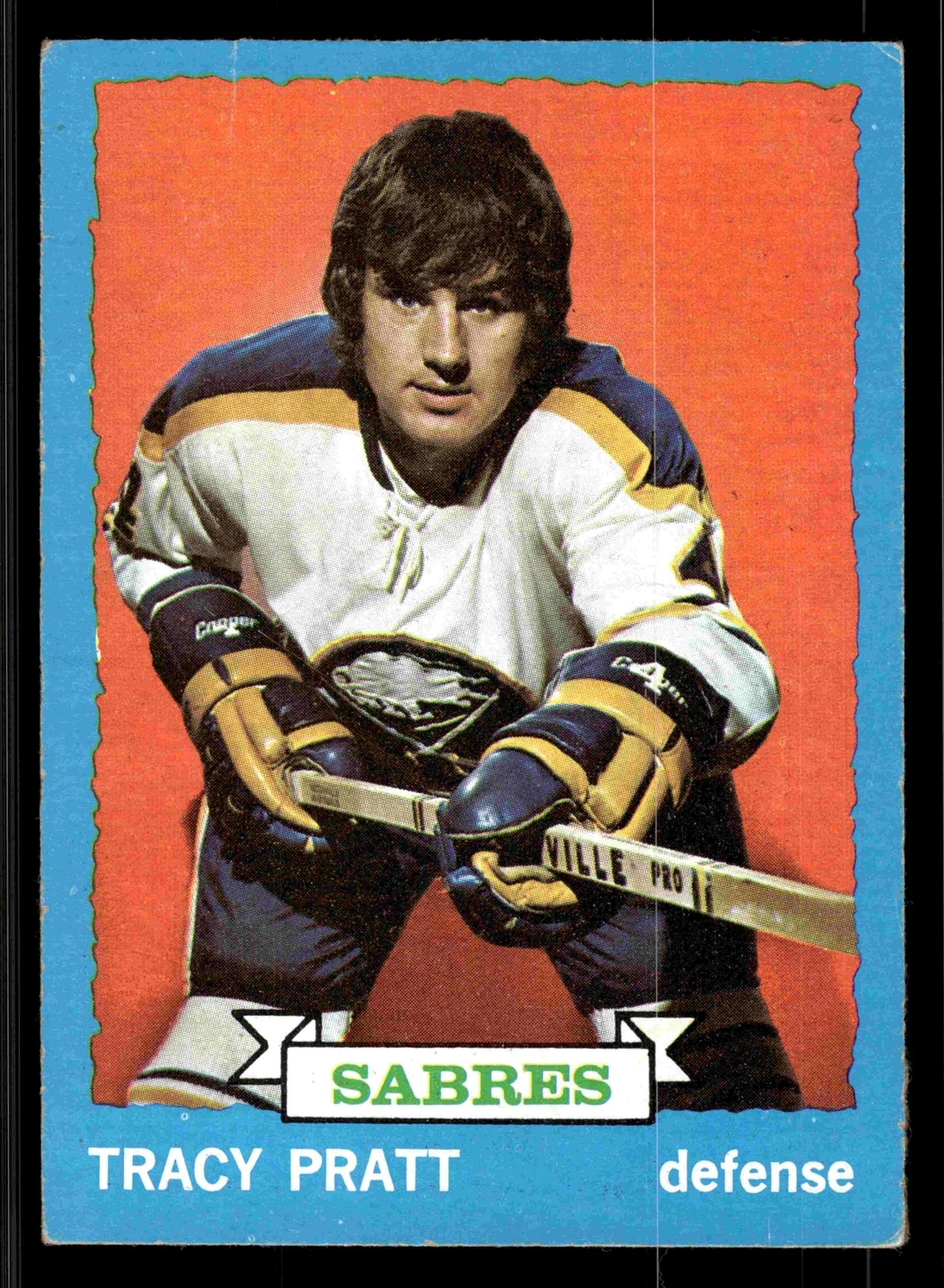 1973-74 Topps Tracy Pratt #54 - Buffalo Sabres