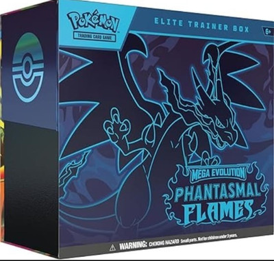 Pokémon TCG: Mega Evolution Phantasmal Flames Elite Trainer Box (1 Full-Art Prom