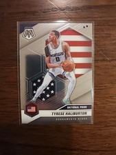Tyrese Haliburton RC 2020-21 Panini Mosaic National Pride #258 Rookie A2