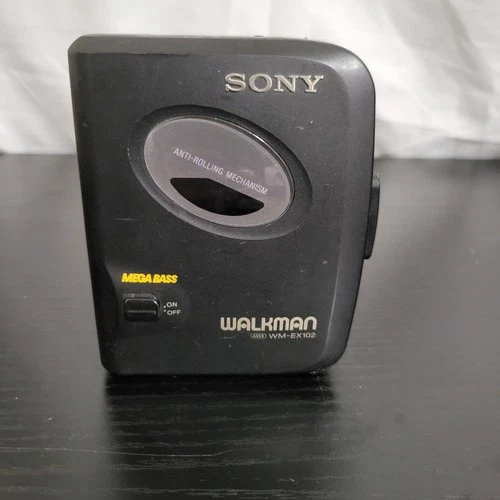 Sony Walkman WM-EX102 Cassette Player Mega Bass Portable Music Player Black
