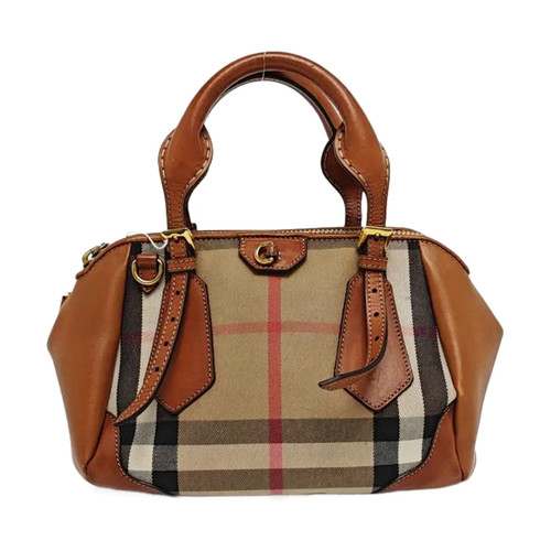BURBERRY Milverton Handbags Cloth Camel Free Shipping | Duties Paid