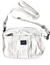 Yoshida Kaban Porter White Canvas Waist Bag R...