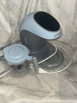 EVLAS Baby Food Maker Steamer Blender Processor Blue Gray Touch Screen Tested 