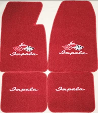 1958 1959 1961 1963 1965 IMPALA FLOOR MATS CARPETS  LOOP CARPET SET OF 4
