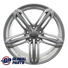 Audi Q7 4L Silver Alloy Wheel Rim 21" Star Spoke 10J ET:44 4L0601025BH