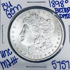 1898 O BU UNCIRCULATED MORGAN SILVER DOLLAR AUTHENTIC U.S.MINT FREESHIPPING 5757