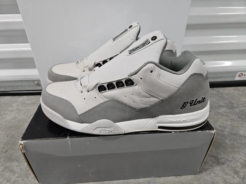 Zapatilla deportiva para hombre Reebok G XT II G Unit 10-148483 gris y blanco talla 10,5 2006 50 centavos Foto 3 de 4