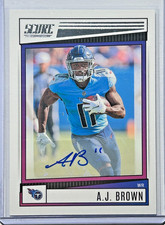 AJ Brown AUTO Score Signatures 2022 Panini Certified Autograph Eagles Super Bowl