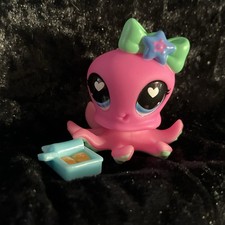OCTOPUS 255 w/Accessory - Authentic Littlest Pet Shop - Hasbro LPS New