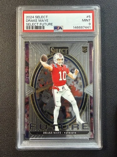 Drake Maye 2024 Panini Select ROOKIE Select Future RC PSA 9 MINT